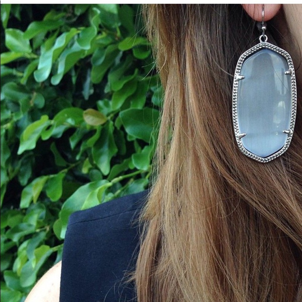 Kendra Scott Danielle Earrings - Silver/Gray